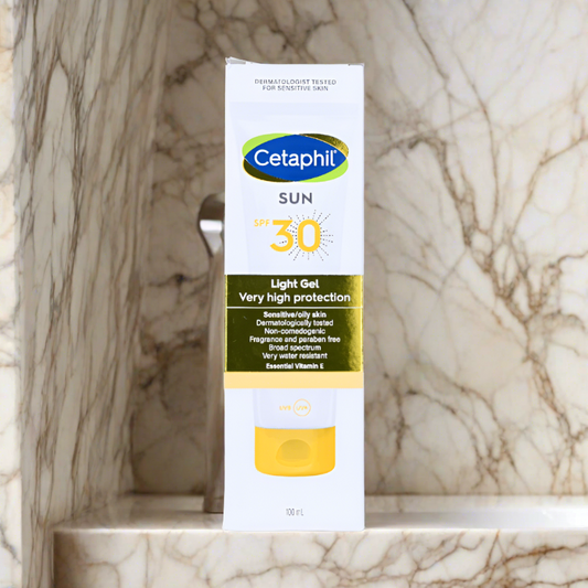 Cetaphil Sun SPF 30 Light Gel for Sensitive Skin | Oily Skin | 100ML