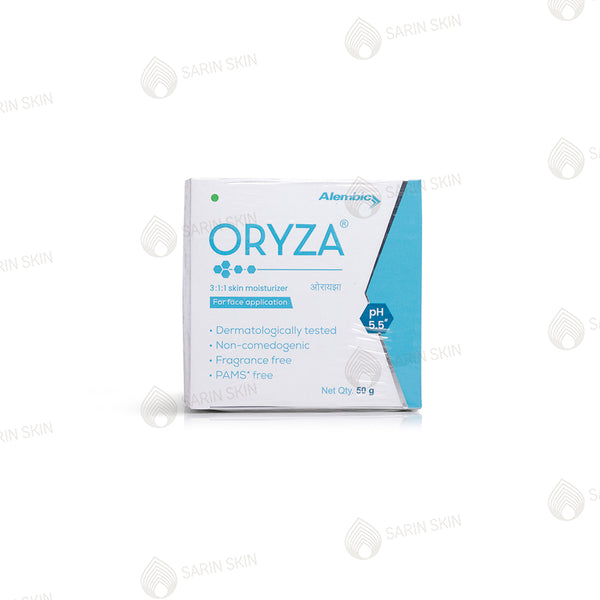 Oryza Skin Moisturiser Cream for Combination and Dry Skin