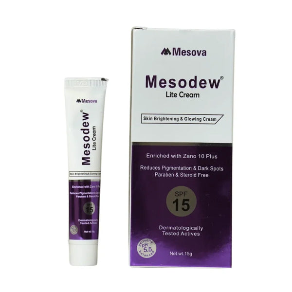 Mesodew Lite Skin Brightening & Glowing Cream SPF 15