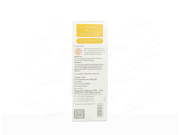 Palsons Sunmate Max Aqua Gel Sunscreen SPF 100+