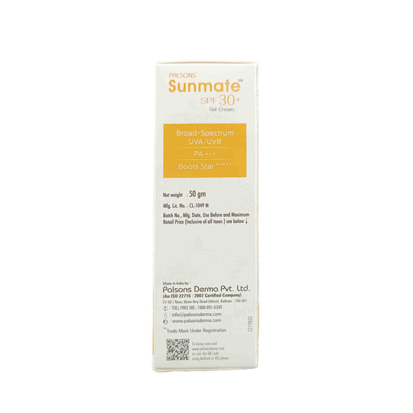 Palsons Sunmate Gel Cream SPF 30+