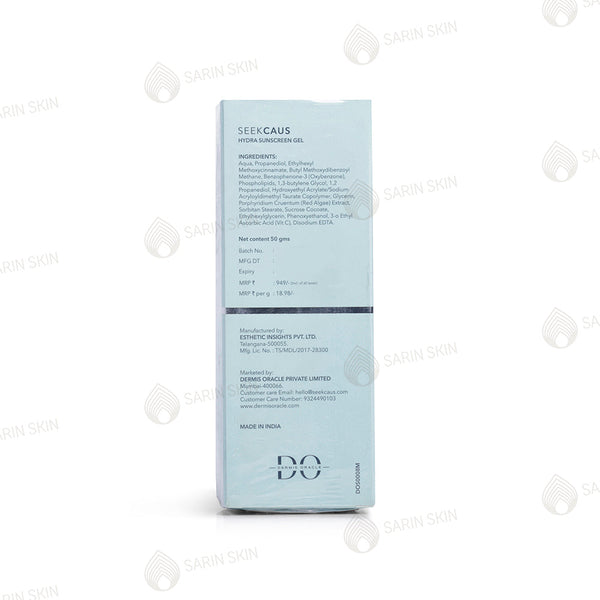Seekcaus Hydra Sunscreen Gel SPF 50 PA++++