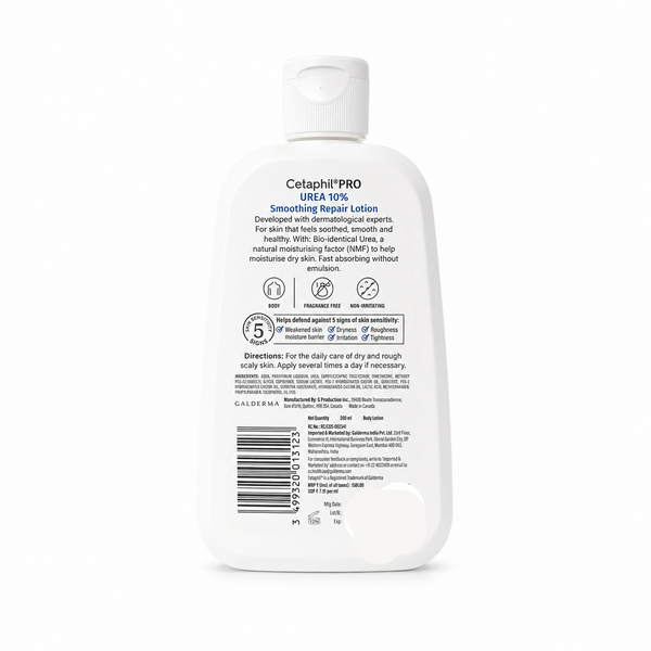 Cetaphil Pro Urea 10% Smoothing Repair Lotion