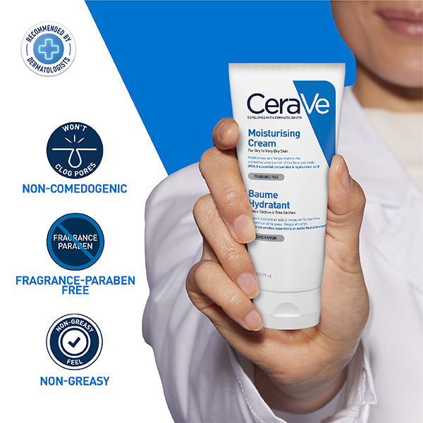 CeraVe Moisturising Cream for Dry to Very Dry Skin