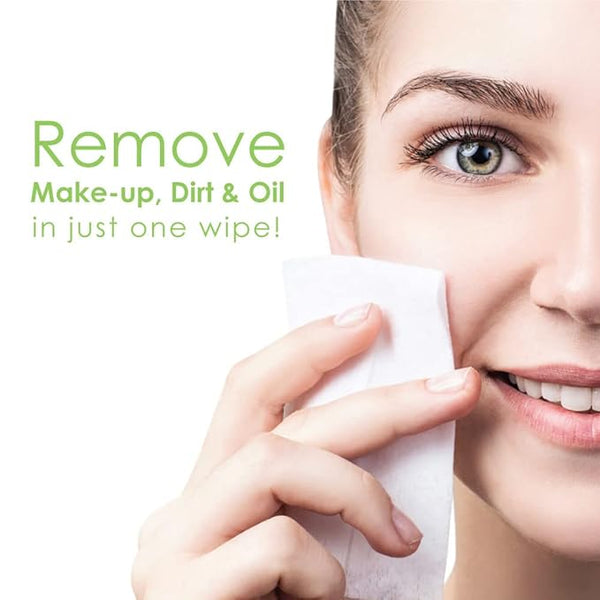 Epique Biodegradable Bamboo Make-up Remover Wipes