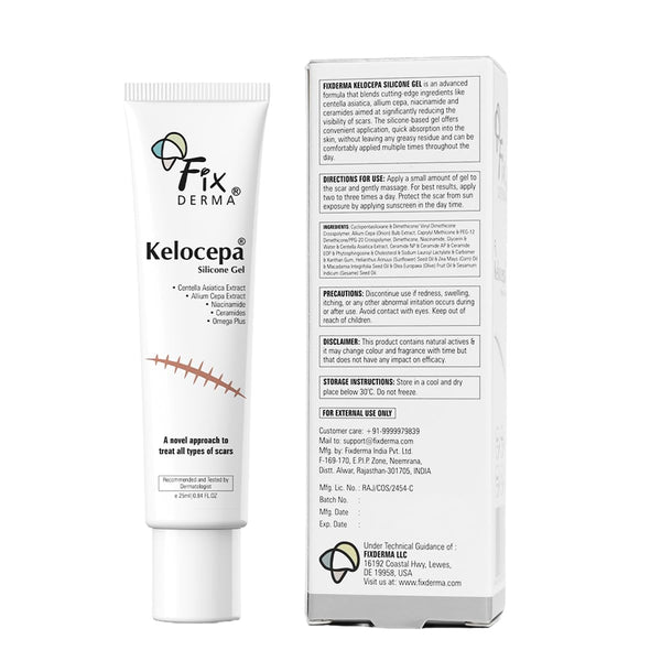 Fixderma Kelocepa Silicone Scar Gel