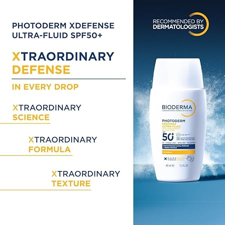 Bioderma Photoderm X Defense Ultra Fluid SPF50+ Invisible Sunscreen