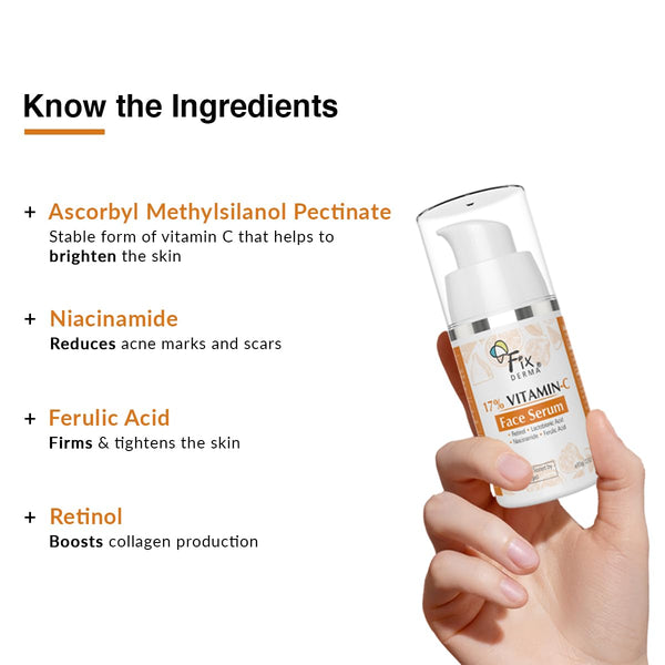 Fixderma 17% Vitamin C Face Serum