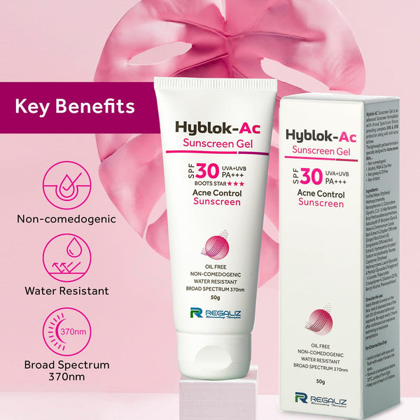 Hyblok-AC Acne Control Sunscreen Gel SPF 30 PA+++