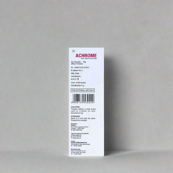 Ceuticoz Achrome Neck-Elbow & Knee Brightening Cream