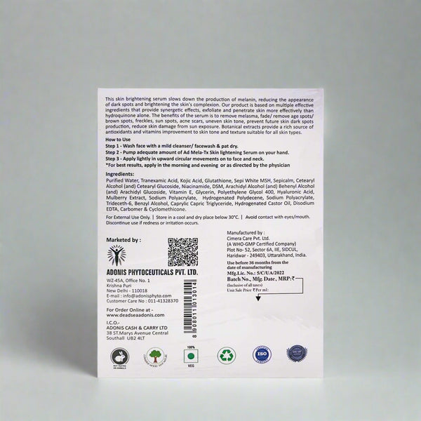Adonis AD Mela-TX Skin Lightening Serum SPF 15