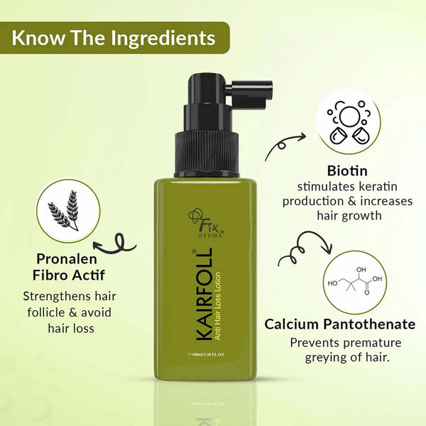 Fixderma Kairfoll Anti Hair Loss Lotion