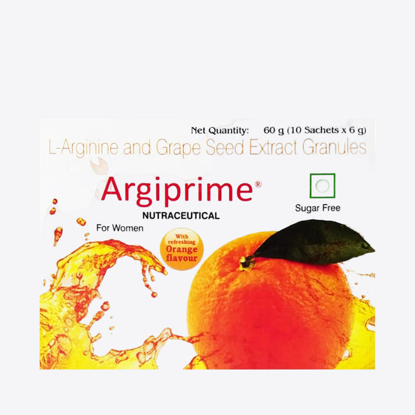 Argiprime Nutraceutical Sugar Free Granules For Women - Orange Flavour