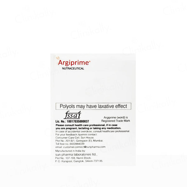 Argiprime Nutraceutical Sugar Free Granules For Women - Orange Flavour
