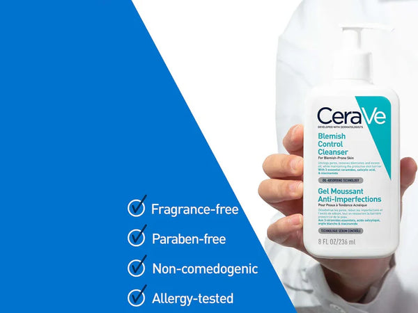 CeraVe Blemish Control Cleanser For Blemish-Prone Skin
