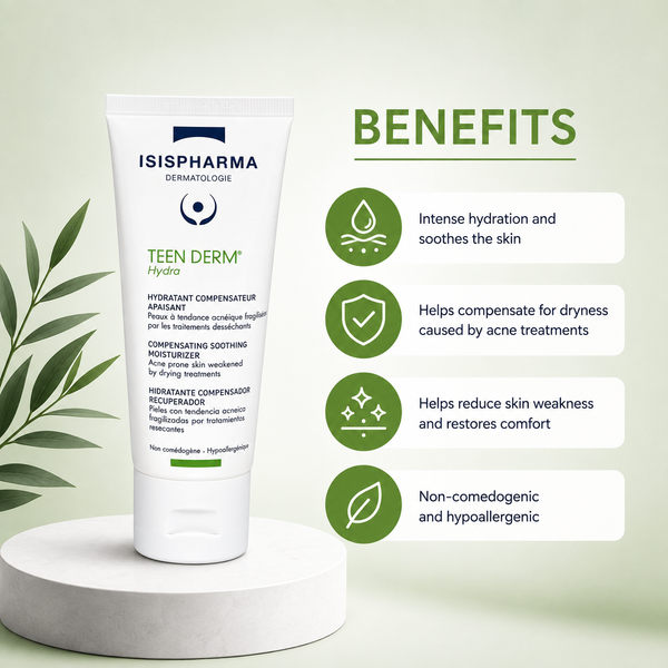 Isispharma Teen Derm Hydra Compensating Soothing Moisturizer