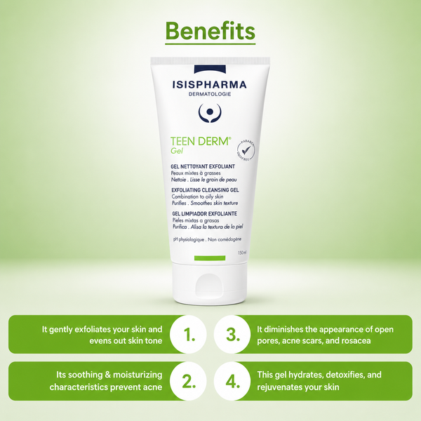 Isispharma Teen Derm Exfoliating Cleansing Gel