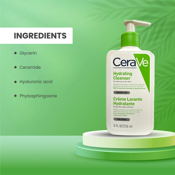 CeraVe Hydrating Cleanser for Normal to Dry Skin