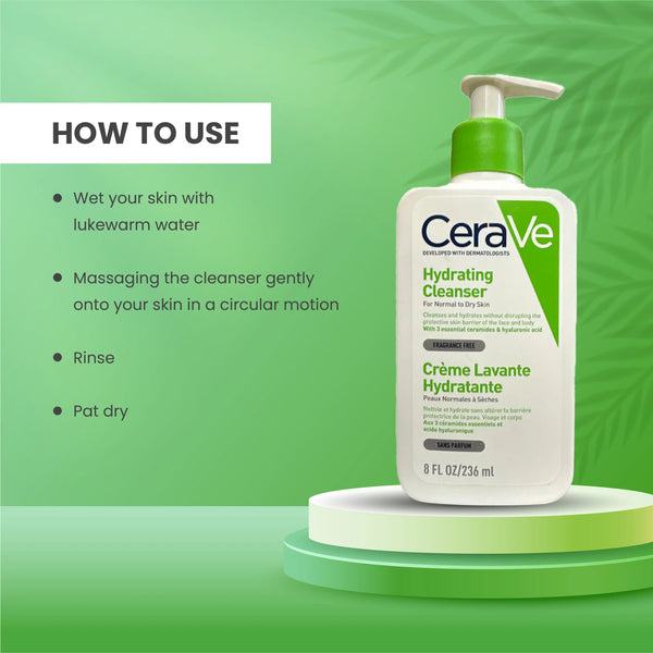 CeraVe Hydrating Cleanser for Normal to Dry Skin
