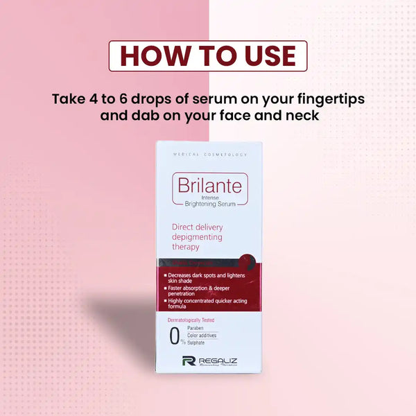 Brilante Intense Brightening Face Serum for Pigmentation, Melasma, Acne Marks