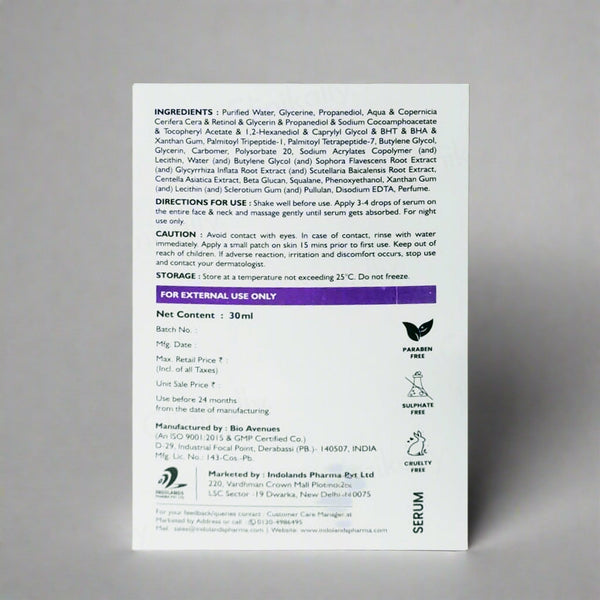 Cutilift 2% VitAlease Retinol Face Serum