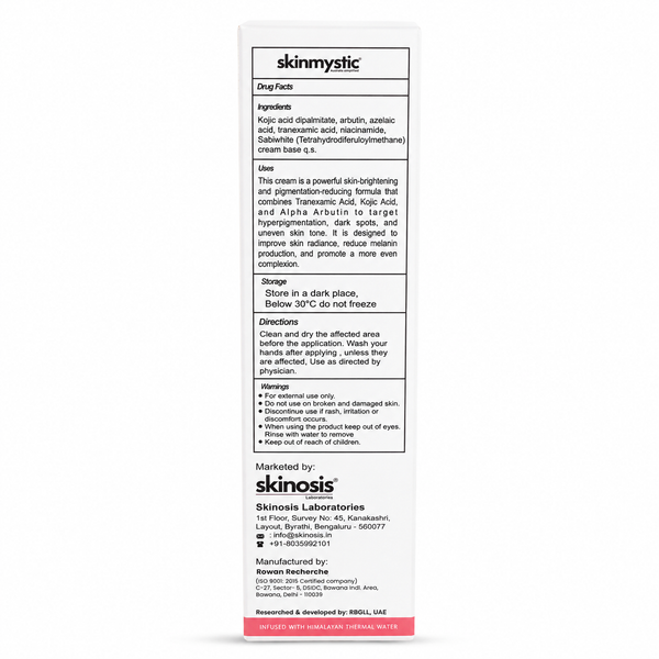 Skinmystic Depigmentor Cream
