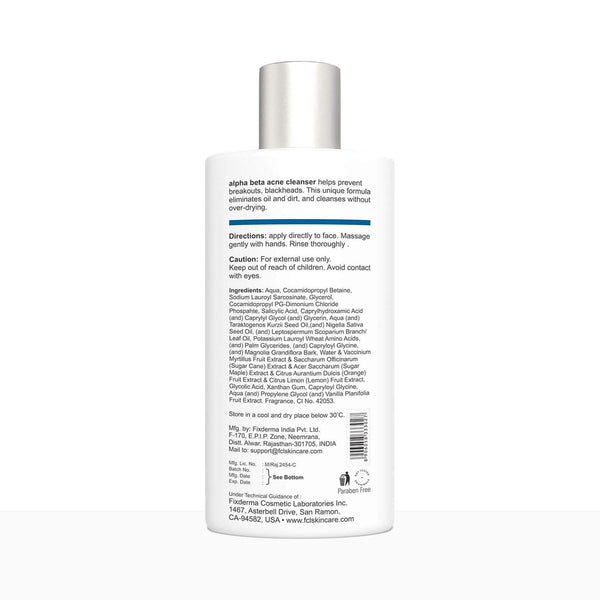 FCL Alpha Beta Acne Cleanser