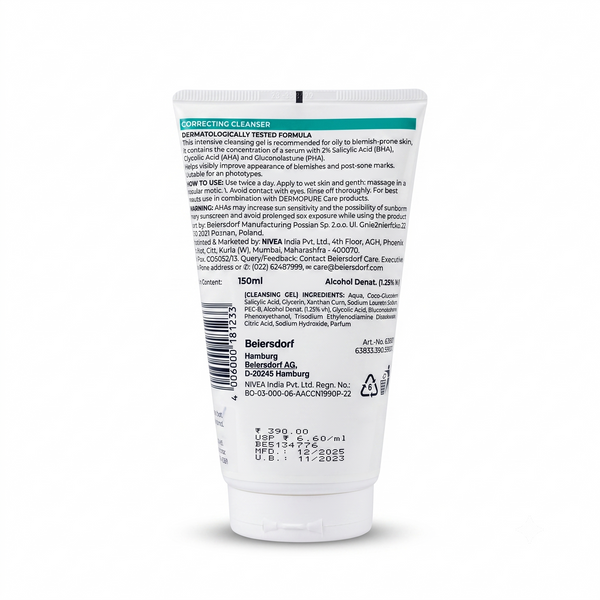 Eucerin DermoPure Correcting Cleanser 2% Salicylic Acid 150ml
