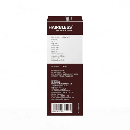 Hairbless Hair Growth Serum