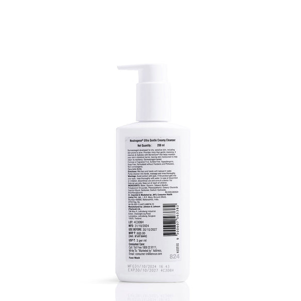 Neutrogena Ultra Gentle Creamy Face Cleanser