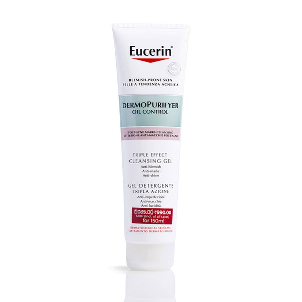 Eucerin DermoPurifyer Oil Control Triple Effect Cleansing Gel