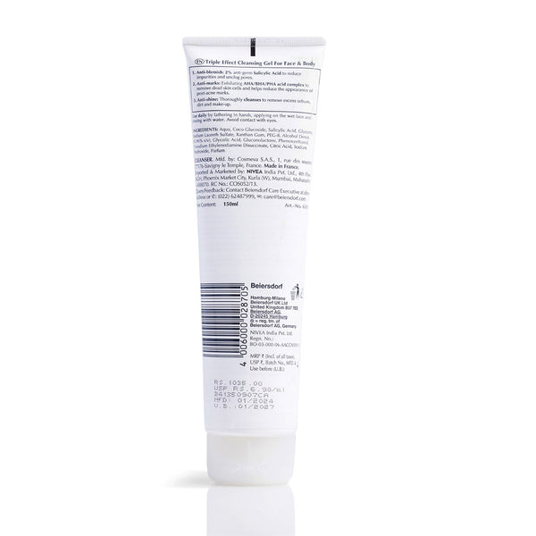 Eucerin DermoPurifyer Oil Control Triple Effect Cleansing Gel
