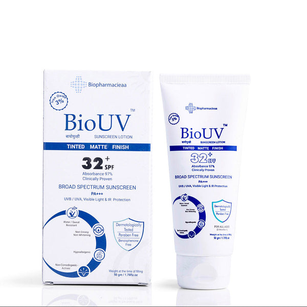 BioUV Tinted Matte Sunscreen Lotion SPF 32+ PA+++