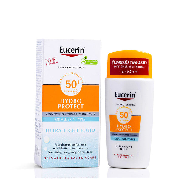 Eucerin Hydro Protect Ultra-Light Fluid Sunscreen SPF 50+