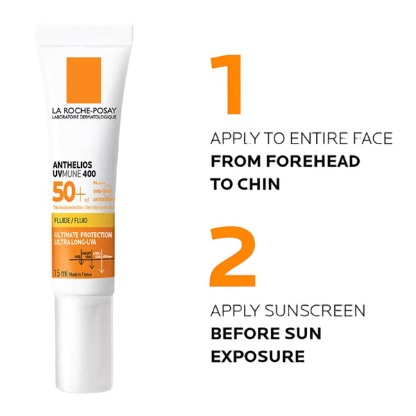 La Roche-Posay Anthelios UVMune 400 Invisible Fluid Sunscreen SPF 50+ PA++++