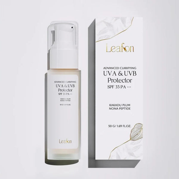 Leafon Advanced Clarifying UVA & UVB Protector Sunscreen SPF 35 PA+++