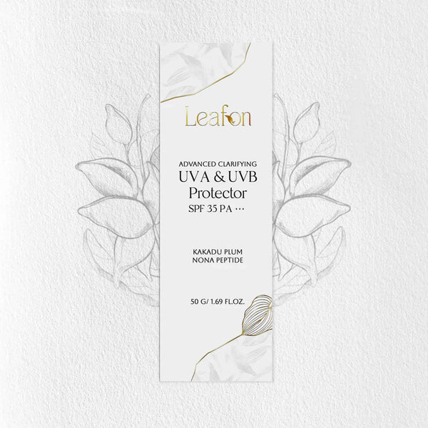 Leafon Advanced Clarifying UVA & UVB Protector Sunscreen SPF 35 PA+++