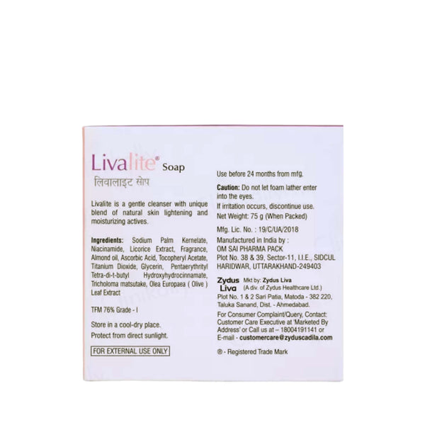 Livalite Skin Lightening & Moisturizing Soap