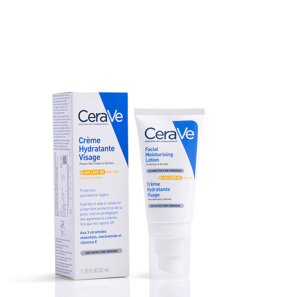 CeraVe AM Facial Moisturising Lotion with SPF 50