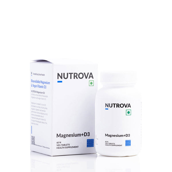 Nutrova Magnesium + D3 Tablets