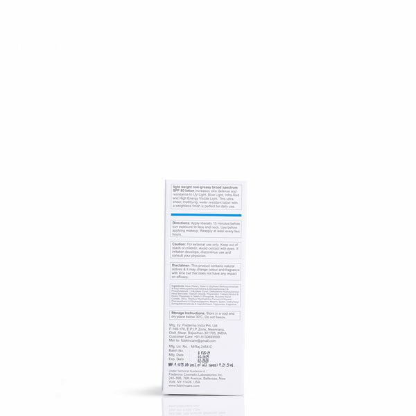 Fcl Light Weight Non-Greasy broad spectrum SPF 80 Lotion