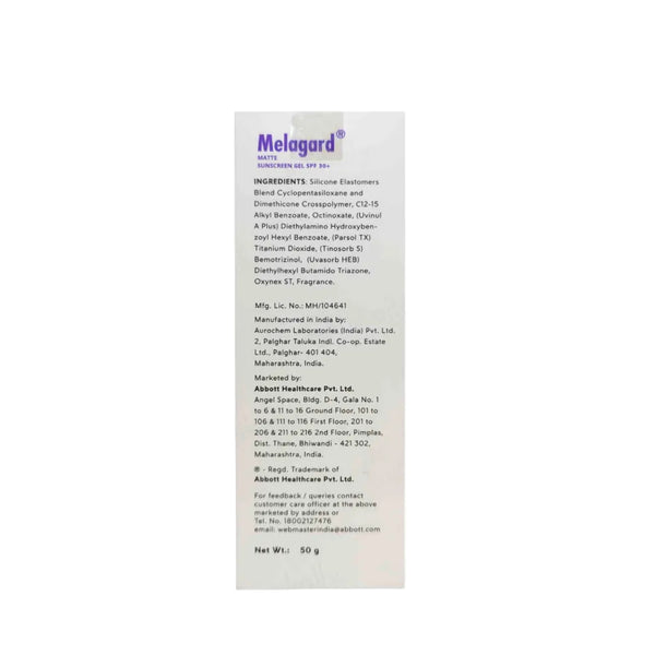 Melagard Matte Sunscreen Gel SPF 30+ PA+++