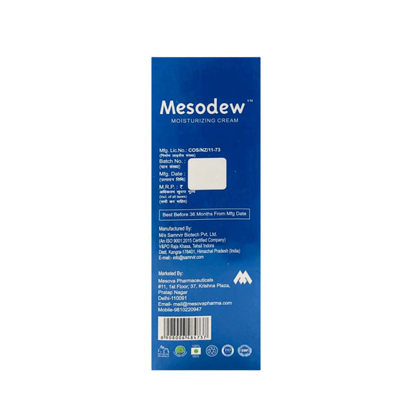 Mesodew Moisturizing Cream For Hypersensitive Skin