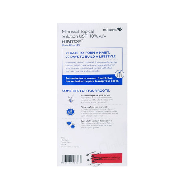 Mintop Alcohol Free 10% Topical Solution