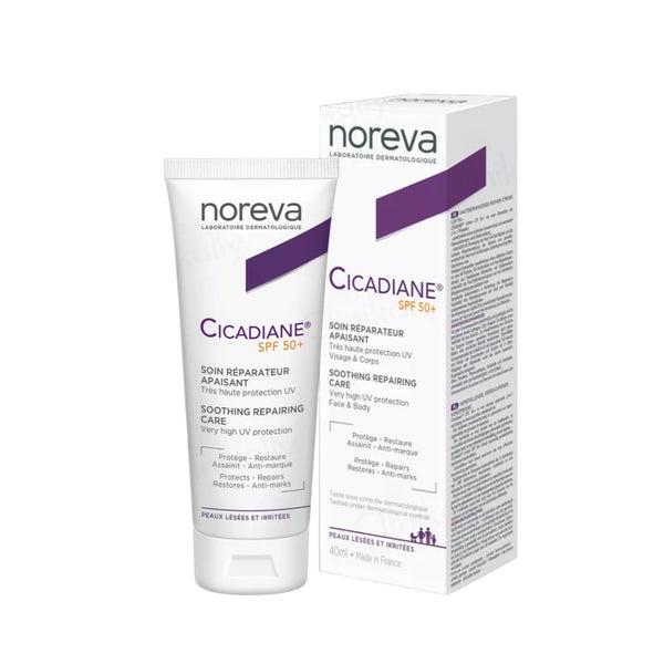 Noreva Cicadiane Soothing Repairing Face & Body Care Sunscreen SPF 50+