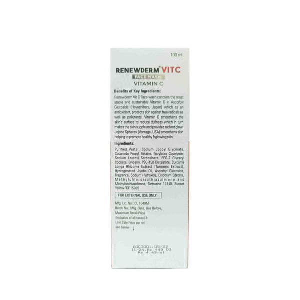Palsons Renewderm Vit C Face Wash