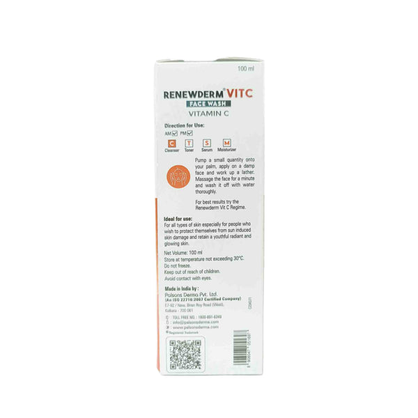 Palsons Renewderm Vit C Face Wash