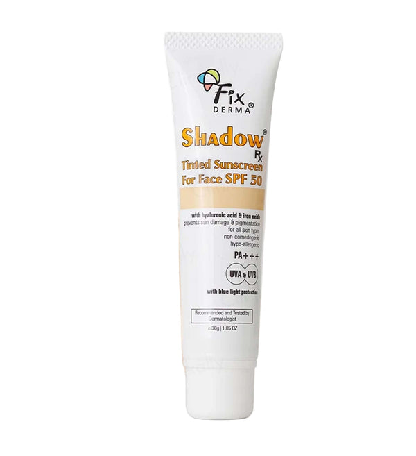Fixderma Shadow Rx Tinted Sunscreen For Face SPF 50 PA+++