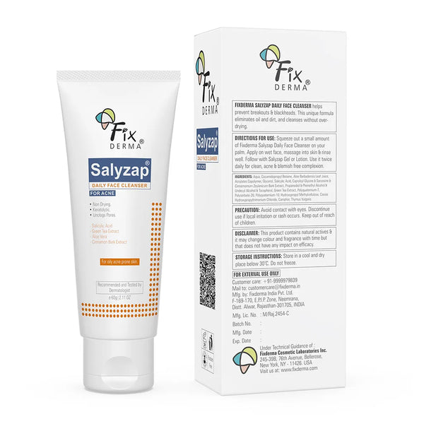 Fixderma Salyzap Daily Face Cleanser for Acne