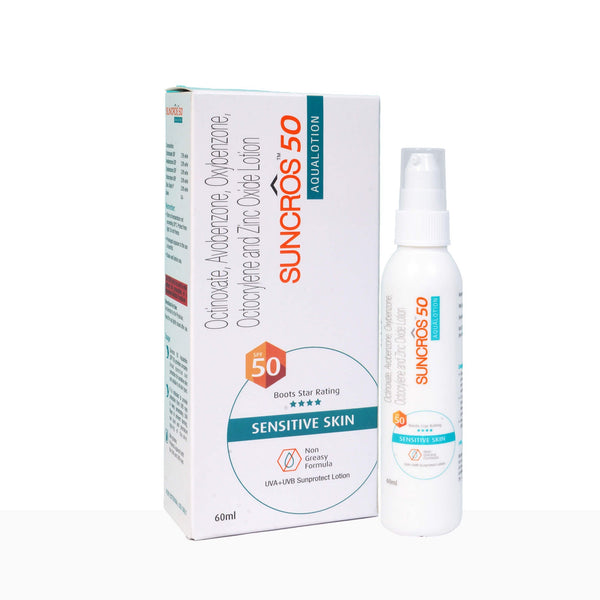 Suncros Aqua Lotion SPF 50-clinikally